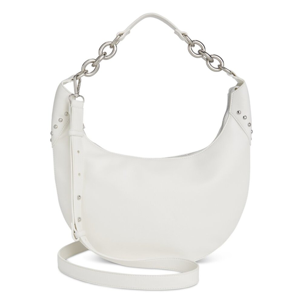 INC International Concepts Giannaa Medium Stud Hobo – Vanilla